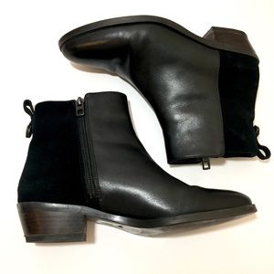 Coach Carmen Bootie Black Leather Ankle Boots 7